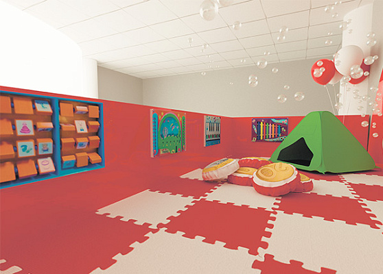 Создание детской комнаты (проект в банке-2 варианта)